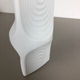 OP Art biscuit porcelain german vase made by AK Kaiser, Germany, 1970s