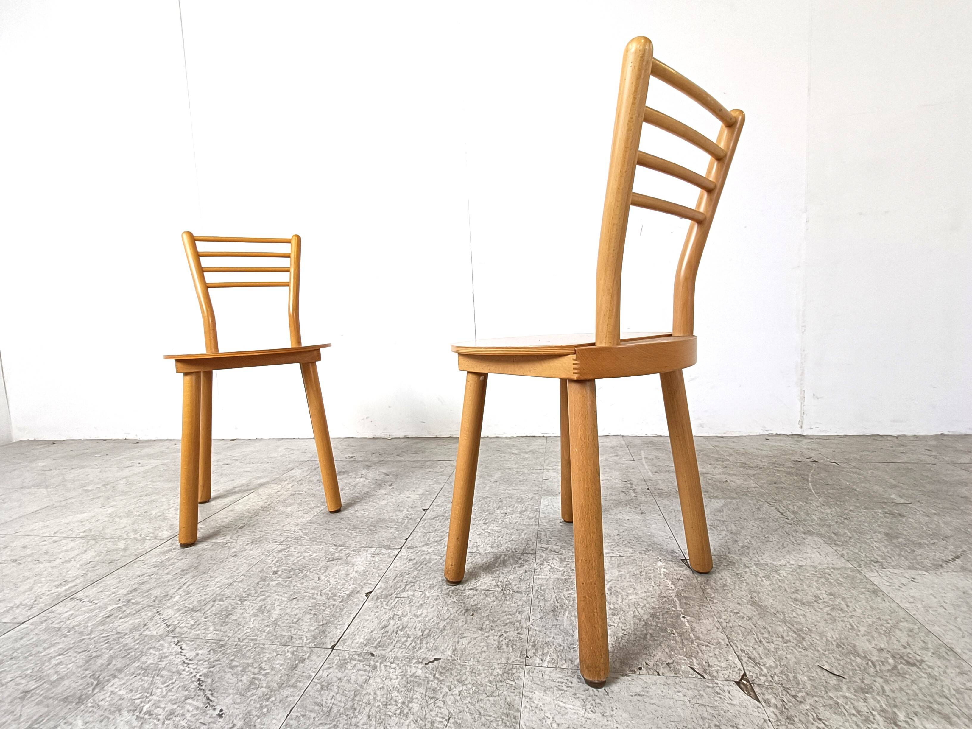 Vintage scandinavian dining chairs, 1970s