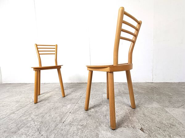 Chaises de salle à manger vintage scandinaves, 1970