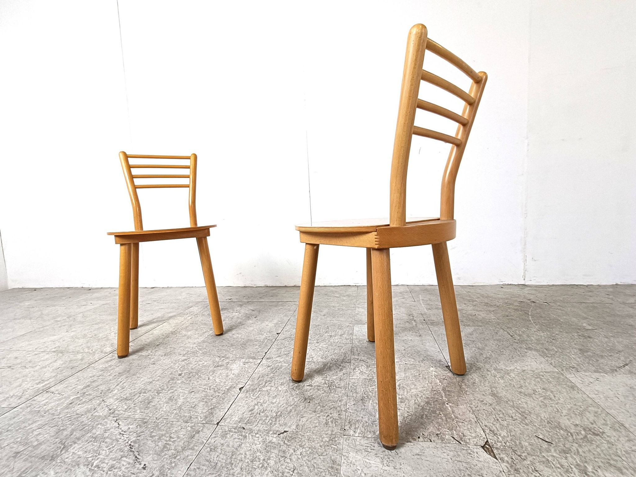 Chaises de salle à manger vintage scandinaves, 1970