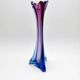 Large Sommerso Vase Murano Violet Blue 34cm