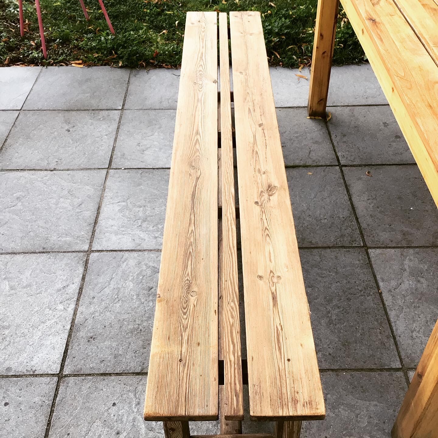 Pair of farm benches