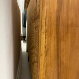 Solid elm sideboard and leather slats