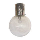 Globe 1970 blown glass bulb hanging