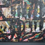 Bernard Laymet (20th century) "Untitled" acrylic on canvas signed