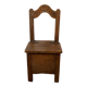 Antique solid oak chair