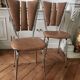 Restored vintage "petal" chairs