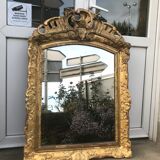 Golden gold leaf mirror, 18th, 101x69cm