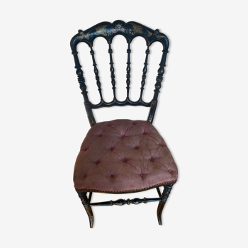 Chaise Napoleon lll d’époque