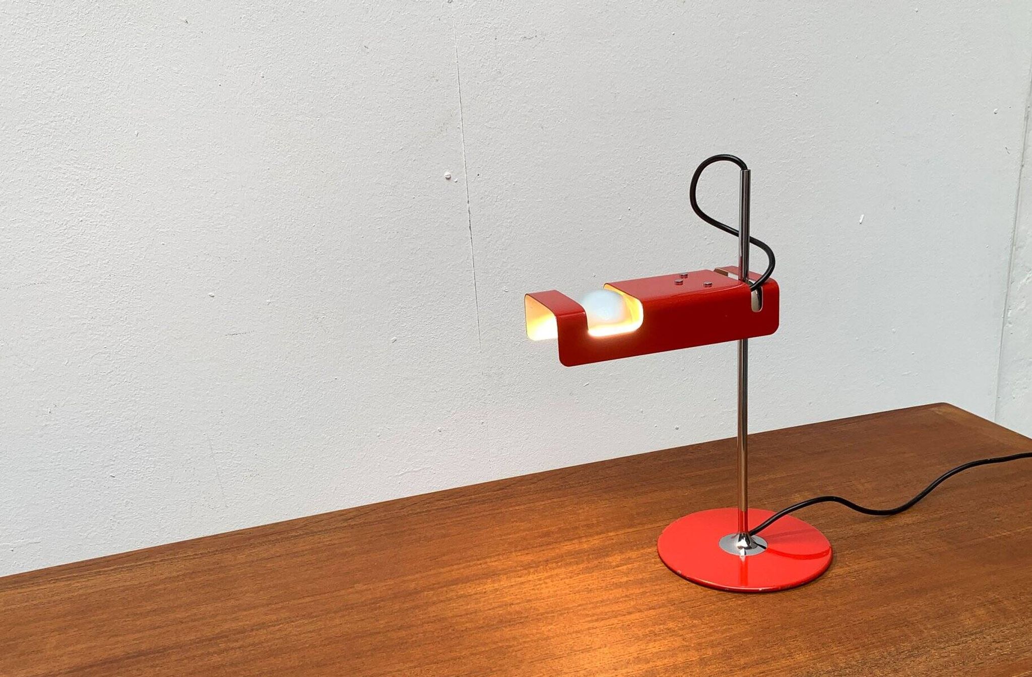 Mid-Century Italian Spider 291 Table Lamp by Joe Colombo for Oluce, 1960s