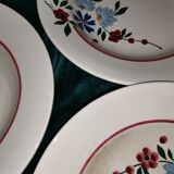 9 plates hollow Champfleury Digoin