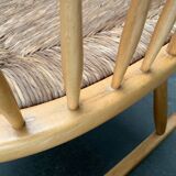 Mid-Century rocking chair model WK-S 7 in beech by Arno Lambrecht for Wk Möbel, 1950s.