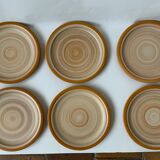 6 vintage dessert plates Selency x Monoprix Croisé Laroche