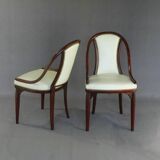 Pair of chairs by otto prutscher for thonet no. a845. circa 1930.