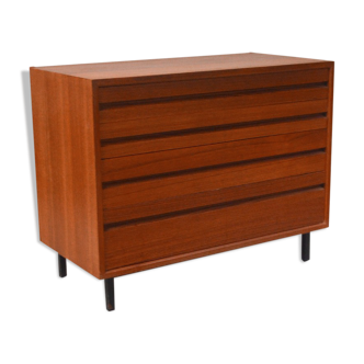 Vintage chest of drawers 4 drawers in teak