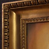 19th century panel painting, Virgin Mary in contemplation