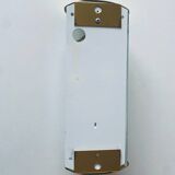 Brass and glass wall light