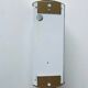 Brass and glass wall light