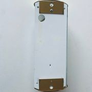Brass and glass wall light
