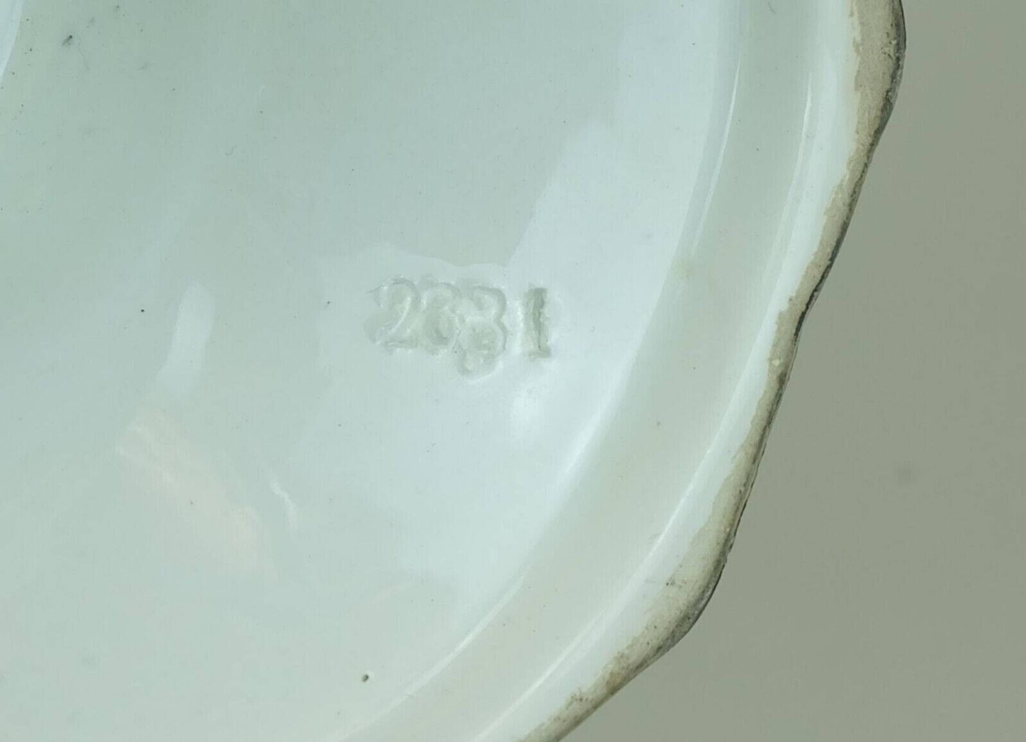 octagonal art deco BOWL footed bowl schramberg majolika 1920s hand-painted decor
