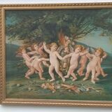 trumeau mirror louis xvi style 104x66cm