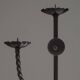 Pair of Brutalist Candlesticks, 1950s