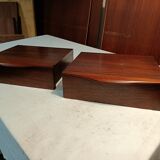 Scandinavian suspended nightstands rosewood