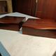 Chevets suspendus scandinaves palissandre