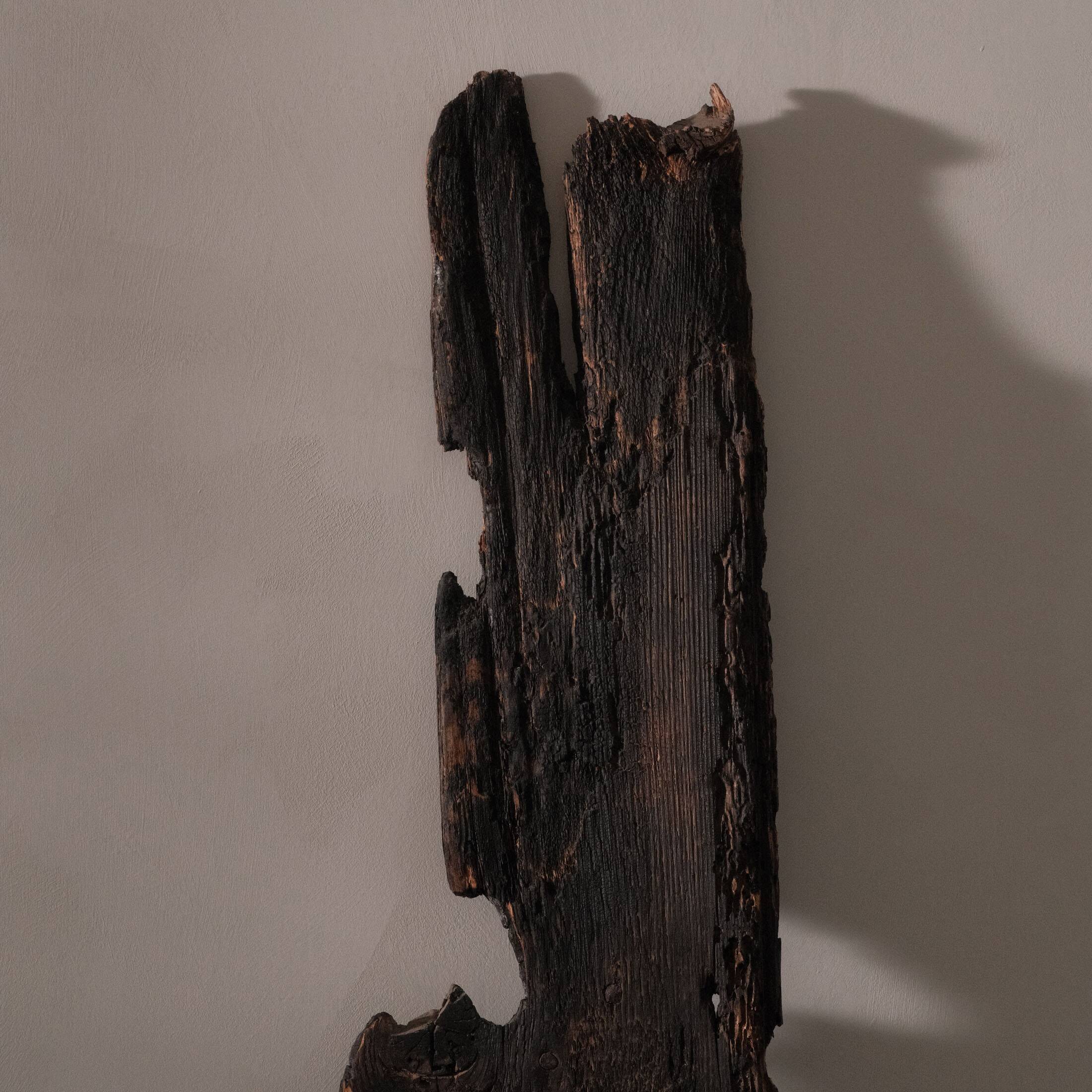 Sculpture in wood and lead
