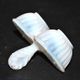 Miniature opaline salt shaker by portieux vallerystahl 1900-1920 toy 6.5cm