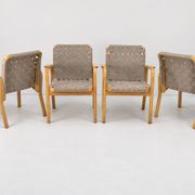 Model 45 Lounge Chairs by Alvar Aalto for Artek, 1970s, Set of 4