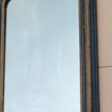 Napoleon III period mirror in wood and stucco