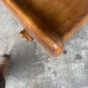 Vintage sculptural coffee table in wood