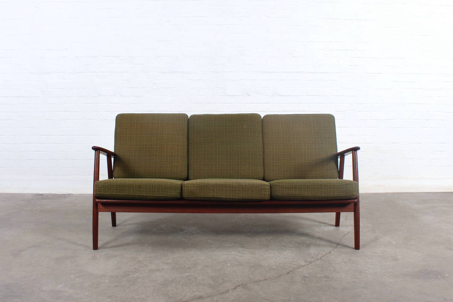 Vintage Teak 3er Sofa Danish Mid Century Design 50er 60er