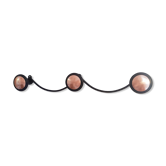 Porte-manteaux métal et plastique vintage années 50/60, vestiaire, patère