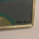 Swedish Oil on Canvas"The Discus Thrower" by Eric Elfvén,vintage and framed