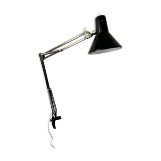 Lampe architecte 1970. Twist T1 noire. Bon état