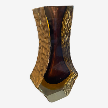 Murano glass vase 70s Flavio Poli