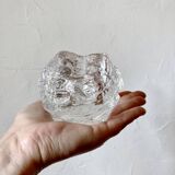 Pair of candlesticks "Snowball" – Ann Wolff for Kosta Boda, Sweden (1973)