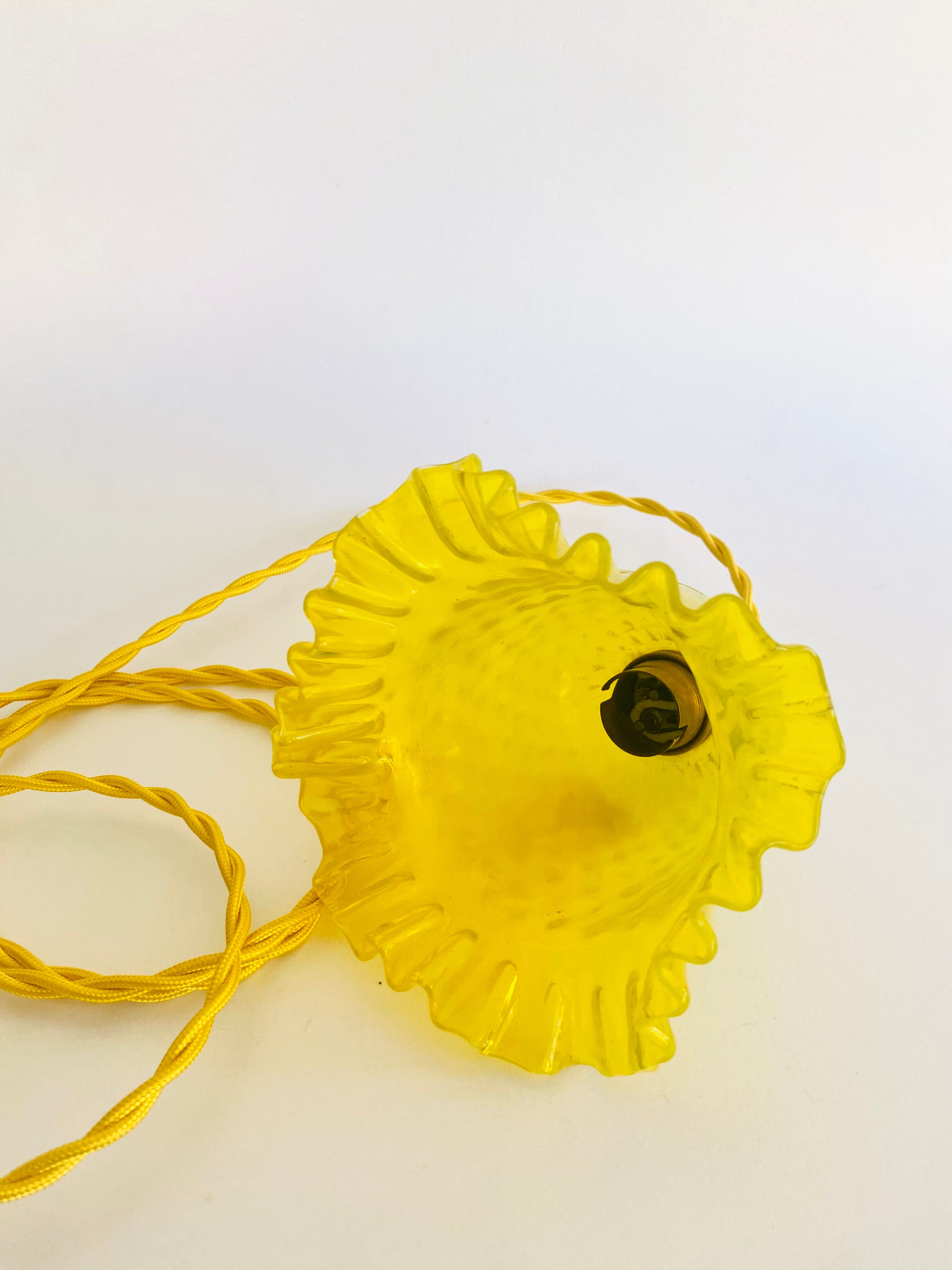 Glass suspension, 2m cable, boxwood wire pass