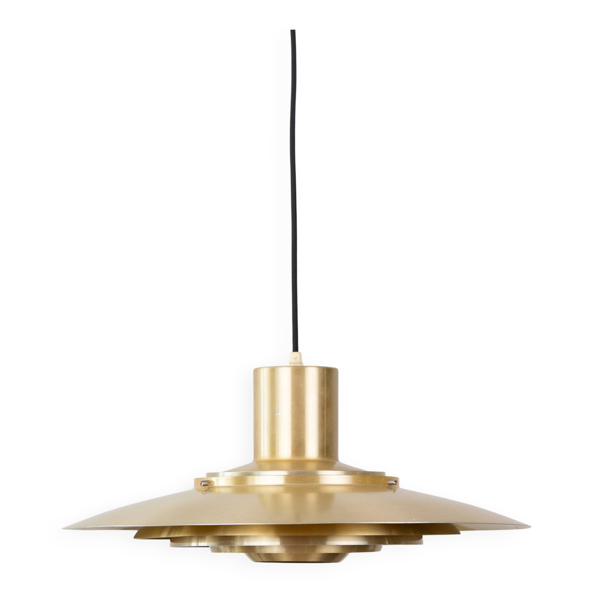 Vintage Danish pendant lamp P376 by Fabricius and Kastholm, Nordisk Solar.