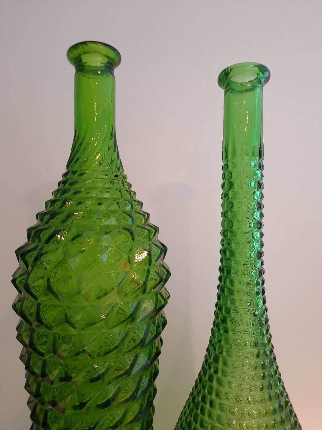 Empoli green genie bottles