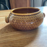 Set of 5 soup bowls Gien 70s