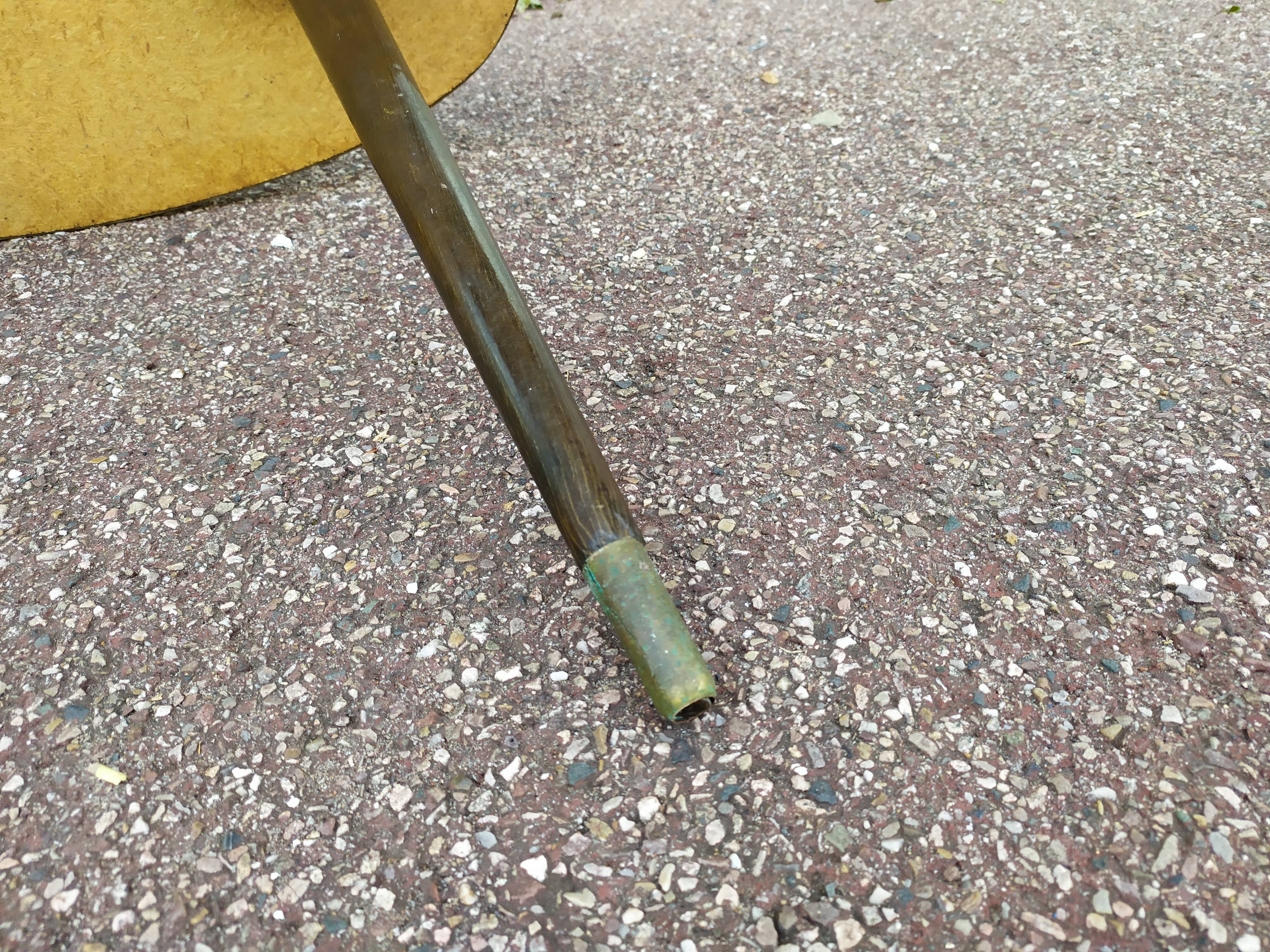 Coffee table formica vintage chinese tripod décor