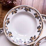 Service of 6 soup plates