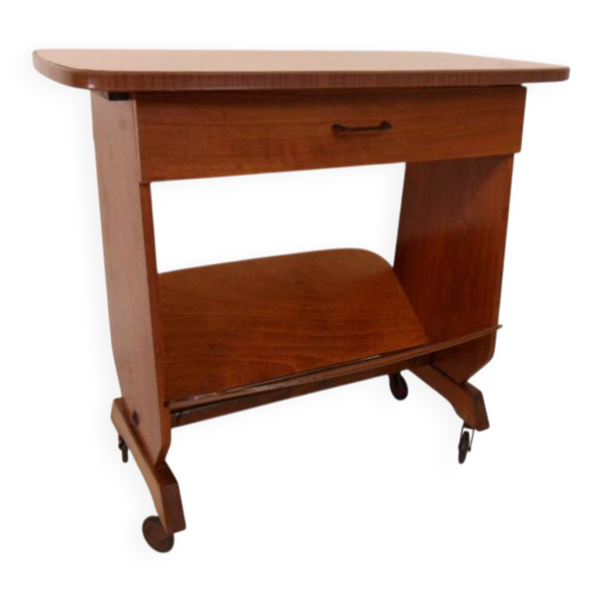 Vintage magazine trolley