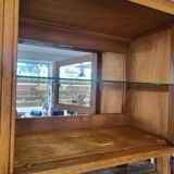 Solid wood and vintage marble