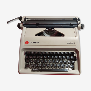 Vintage typewriter, Olympia Carina 2 - 80s