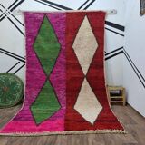 Tapis fait main coloré