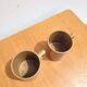 Set of 2 stoneware mugs from the 70s Brenne.